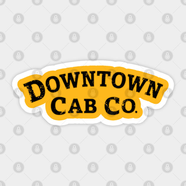 Downtown Cab Company Grand Theft Auto Sticker TeePublic